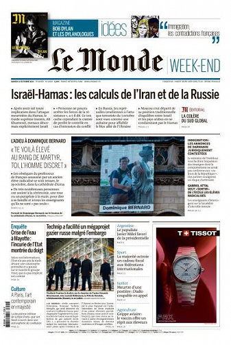 Le Monde + Magazine du 21 Octobre 2023