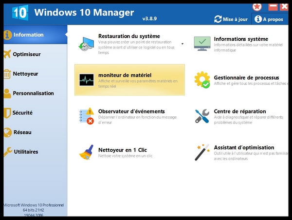 Yamicsoft Windows 10 Manager 3.9.2 Win x64 Multi Préactivé & Portable (MULTI)